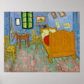 De slaapkamer (1889) van Vincent Van Gogh Poster (Voorkant)
