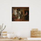 De slaapkamer - Pieter de Hooch Fine Art Poster (Keuken)