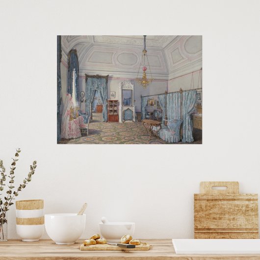 De slaapkamer van de grote prinses Maria Alexandro Poster (Keuken)