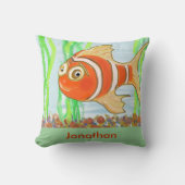 De slaapkamer van de jongen personaliseren kussen (Voorkant)