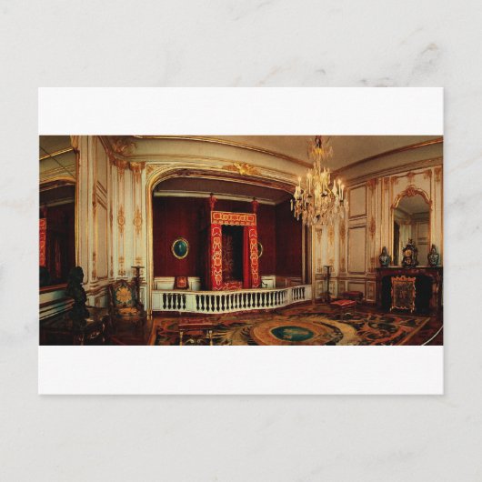 De slaapkamer van de koning briefkaart (Voorkant)