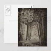 De slaapkamer van de koningin, Château Versailles Briefkaart (Voorkant / Achterkant)