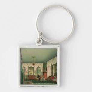 De slaapkamer van Elizabeth van Beieren Sleutelhanger