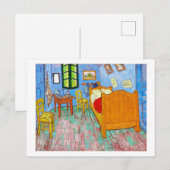 De slaapkamer, Van Gogh Briefkaart (Voorkant / Achterkant)