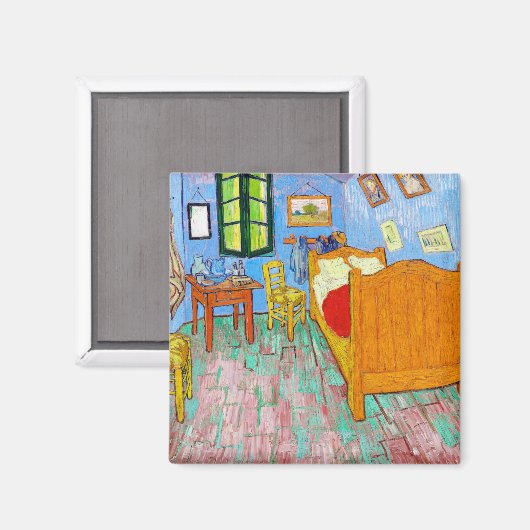 De slaapkamer, Van Gogh Magneet (Voorkant / Achterkant)