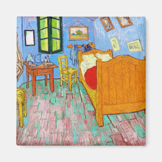 De slaapkamer, Van Gogh Magneet (Voorkant)
