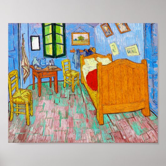 De slaapkamer, Van Gogh Poster (Voorkant)