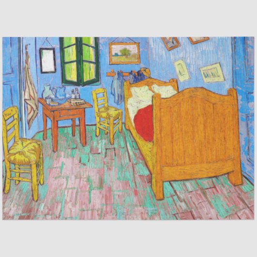 De slaapkamer, Van Gogh Tissuepapier (Voorkant)