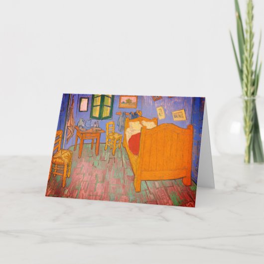 De slaapkamer van Van Gogh: Blank Kaart (Voorkant)