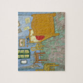 De slaapkamer van Van Gogh Legpuzzel (Verticaal)
