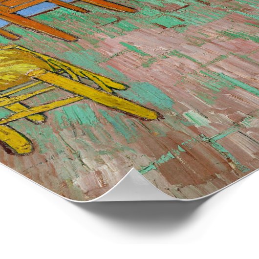 De slaapkamer van Van Gogh Poster (Hoek)