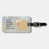 De slaapkamer van Vincent Van Gogh Bagagelabel (Voorkant horizontaal)