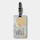 De slaapkamer van Vincent Van Gogh Bagagelabel (Voorkant verticaal)