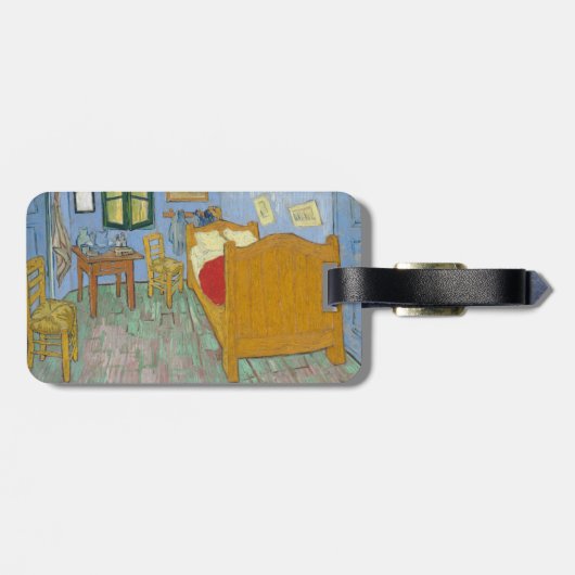 De slaapkamer van Vincent Van Gogh Bagagelabel (Achterkant horizontaal)