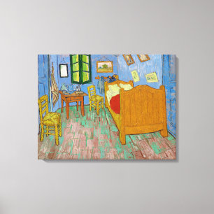 De slaapkamer van Vincent Van Gogh Canvas Afdruk
