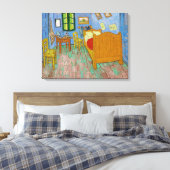 De slaapkamer van Vincent Van Gogh Canvas Afdruk (Insitu (Slaapkamer))
