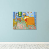 De slaapkamer van Vincent Van Gogh Canvas Afdruk (Insitu (Houten vloer))