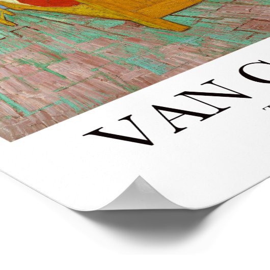 De slaapkamer van Vincent van Gogh Poster (Hoek)