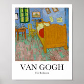 De slaapkamer van Vincent van Gogh Poster (Voorkant)