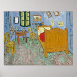 De slaapkamer van Vincent Van Gogh Poster
