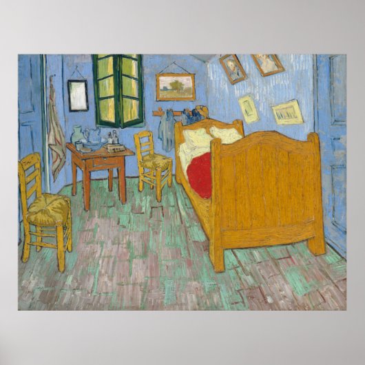 De slaapkamer van Vincent Van Gogh Poster (Voorkant)