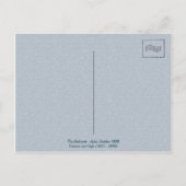 De slaapkamer, Vincent van Gogh post-impressionist Briefkaart (Achterkant)