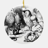 De slaapmuis vertelt een verhaal keramisch ornament (Achterkant)