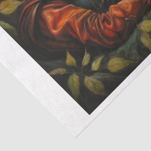 De slaapschoonheid en de prins tissuepapier (Detail)