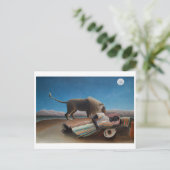 De slaapzigeuner Henri Rousseau | | Briefkaart (Staand voorkant)