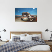 De slaapzigeuner Henri Rousseau | | Canvas Afdruk (Insitu (Slaapkamer))