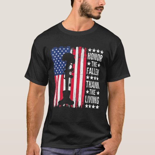 De slachtoffers bedanken de levendige Amerikaanse  T-shirt (Voorkant)