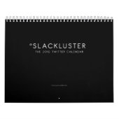 De Slackluster 2012 Twitter-agenda Kalender (Hoes)