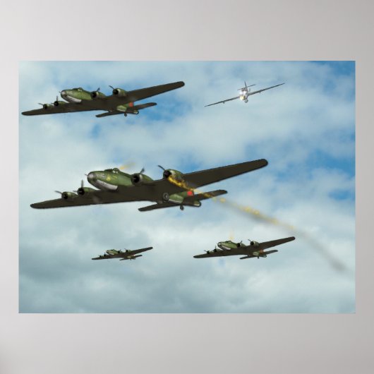 De Slag 1943 van de lucht Poster (Voorkant)
