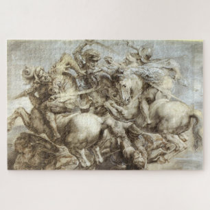 De Slag bij Anghiari–Kopie naar Leonardo da V. Ver Legpuzzel