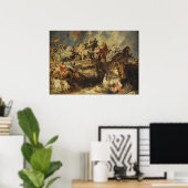 De slag bij de Amazones Poster (Thuiskantoor)