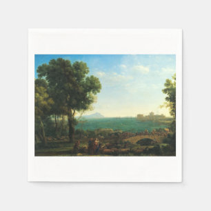 De Slag bij de Milvian Bridge door Claude Lorrain Servet