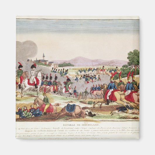 De Slag bij Friedland, 14 juni 1807 2 Magneet (Voorkant)