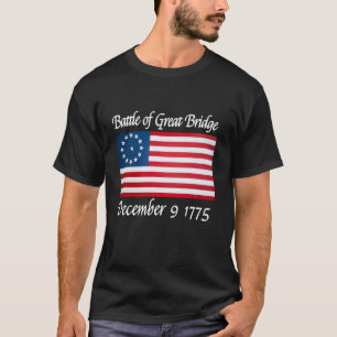 De Slag bij Great Bridge Virginia Revolutionair T-shirt