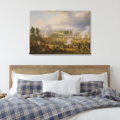 De Slag bij Marengo, 14 juni 1800, 1801 Canvas Afdruk (Insitu (Slaapkamer))