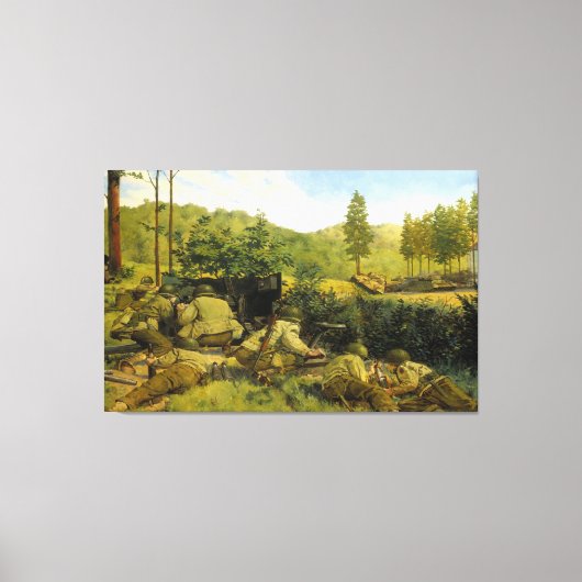 De Slag bij Mortain door Keith Rocco Canvas Afdruk (Voorkant)