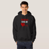 De slag gaat door op het bewustzijn van hartziekte hoodie (Voorkant volledig)