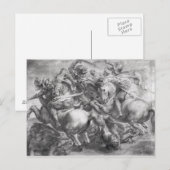 De slag om Anghiari na Leonardo da Vinci Briefkaart (Voorkant / Achterkant)