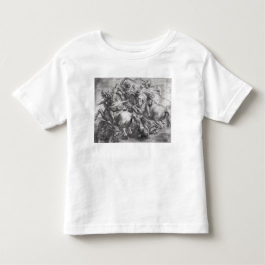 De slag om Anghiari na Leonardo da Vinci Kinder Shirts (Voorkant)