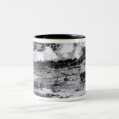 De slag om Austerlitz, 2 december 1805 Tweekleurige Koffiemok (Center)