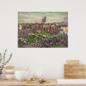 De slag om Belmont in de Britse Boer-oorlog van 18 Poster (Keuken)