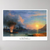 De slag om Bomarsund Ivan Aivazovsky Poster (Voorkant)
