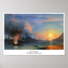 De slag om Bomarsund Ivan Aivazovsky Poster