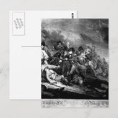 De slag om Bunkerheuvel, bij Boston_War Afbeelding Briefkaart (Voorkant / Achterkant)