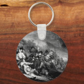 De slag om Bunkerheuvel, bij Boston_War Afbeelding Sleutelhanger (Voorkant)