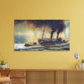 De slag om de Golf van Riga, augustus 1915, 1940 Canvas Afdruk (Insitu (Woonkamer))